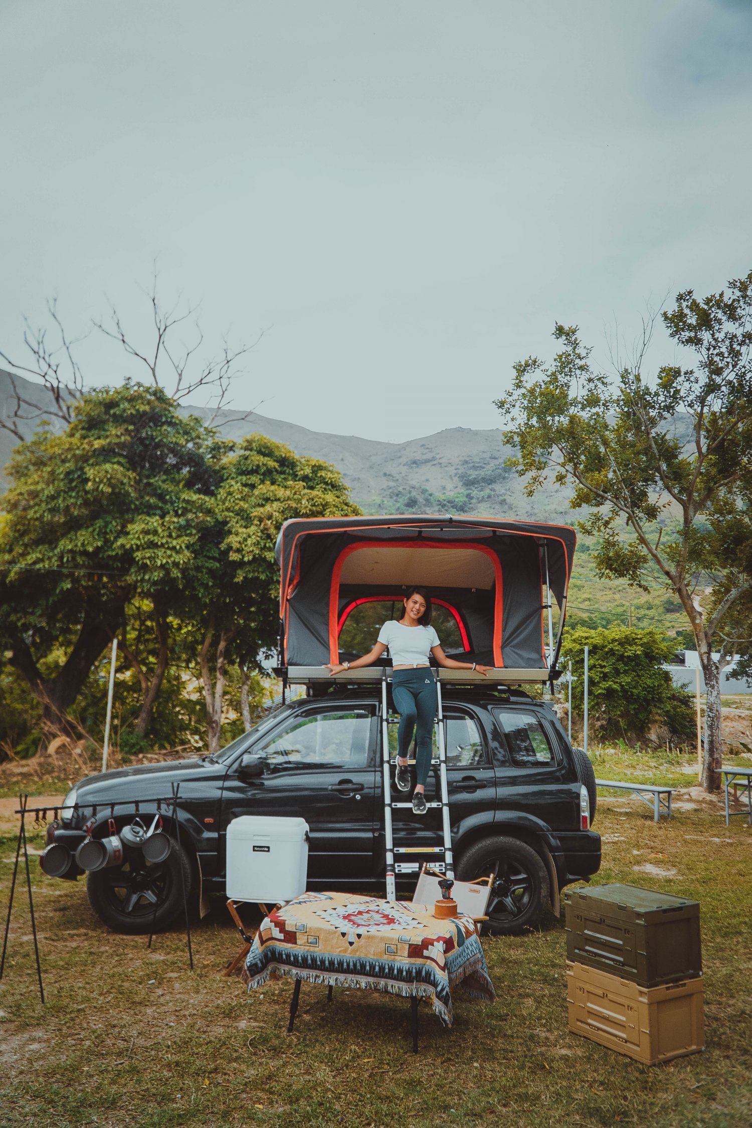 Car Roof Camping Experience - Overnight Stay